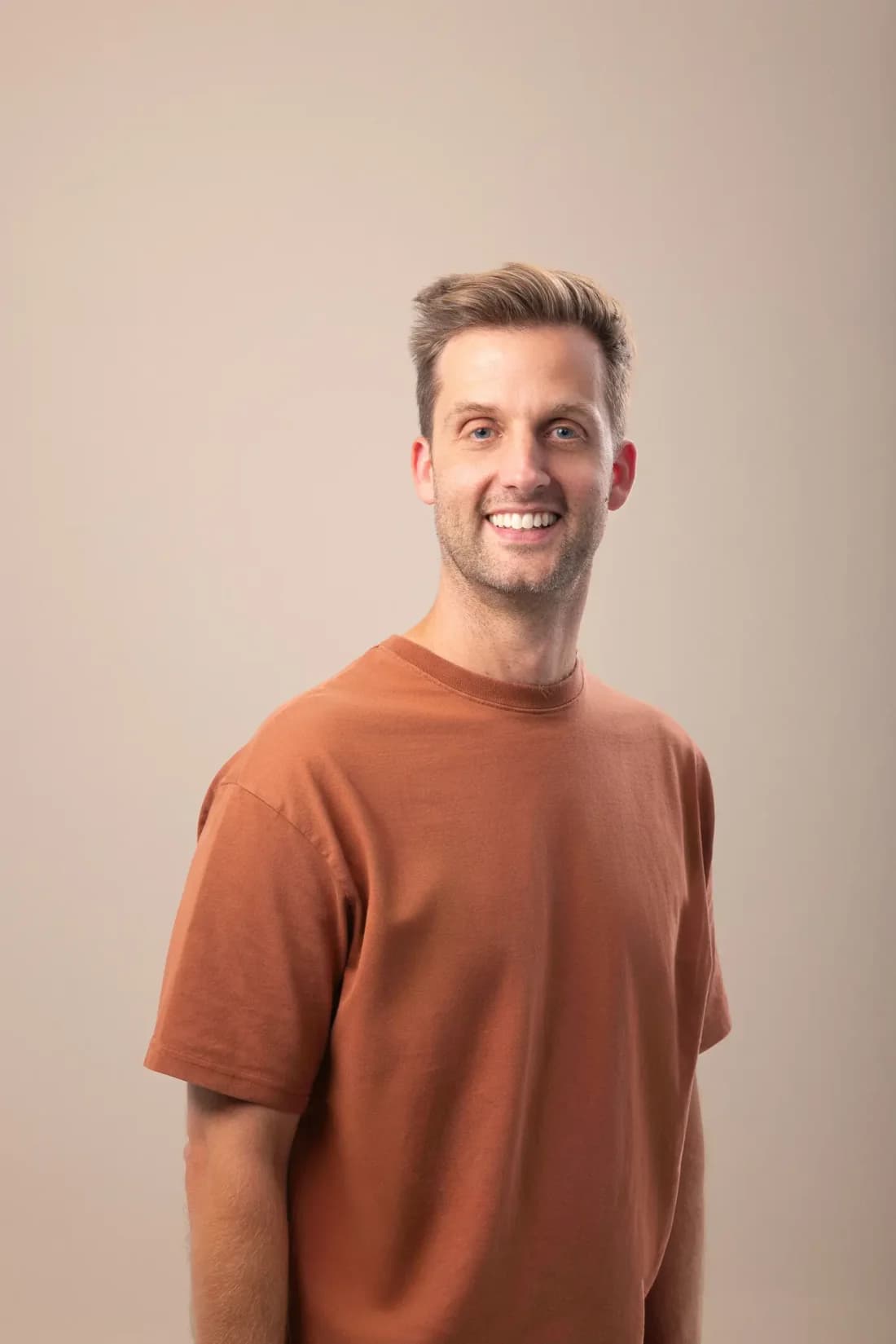 Thibault Imbert, founder of GetTheCall.io, in his studio